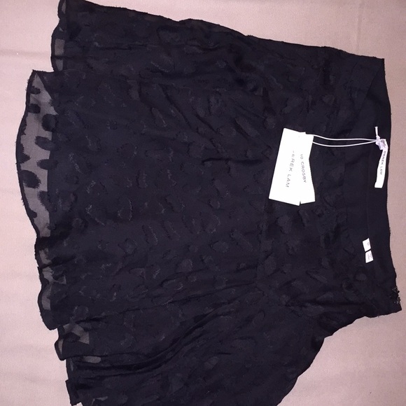 Derek Lam 10 Crosby Asymmetrical Hem Silk Mini - Picture 2 of 3